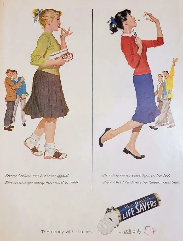 Shirley Simkins And Sally Hayes, Lifersavers, 1957