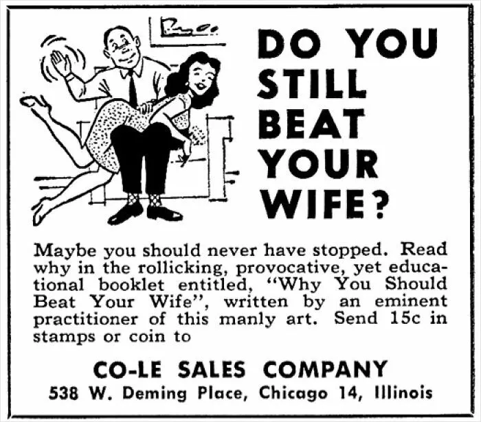 Do You Still Beat Your Wife? 1950s