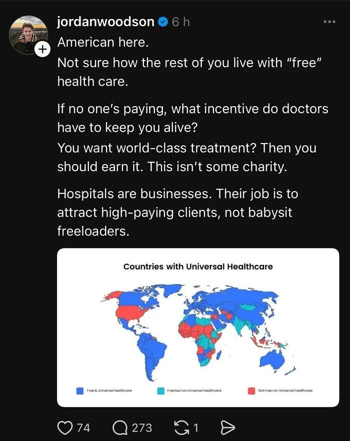 Hospitals Are Businesses. Their Job Is To Attract High Paying Clients