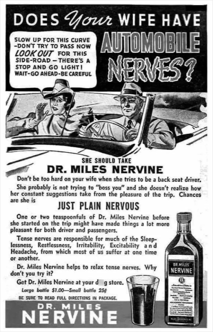 Dr. Miles Nervine, 1941