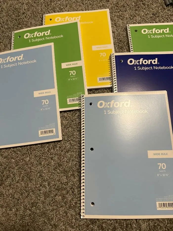 You Might As Well Buy A <a Style="Display:inline;" Href="Https://Www.amazon.com/Tops-1-Subject-Notebooks-Assortment-65029/Dp/B071cq6jhl?ie=utf8&th=1&linkcode=ll1&tag=bpsheep-20&linkid=20c3e99eb5a9a3c806db08cdd63f0921&language=en_us&ref_=as_li_ss_tl" Target="_blank"> <span Style="Font: Inherit; Color: #d74b1f;"> 3-Pack Of Basic Notebooks </Span> Because We Both Know At Least One Is Going To Walk Off By Midterm