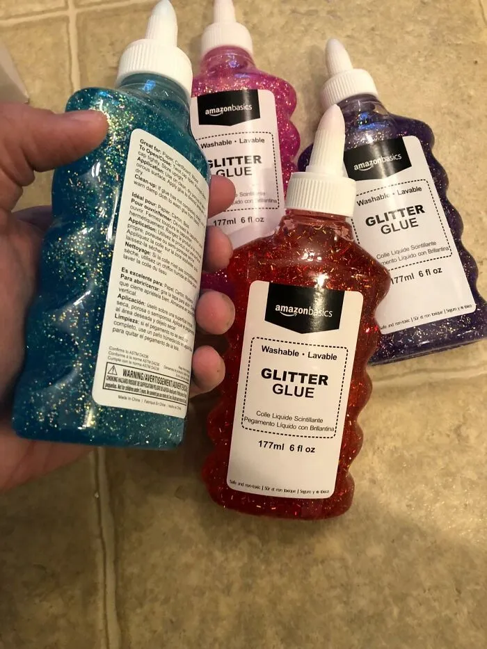 Go Ahead And Let Them Bedazzle The Entire House, This <a Style="Display:inline;" Href="Https://Www.amazon.com/Amazonbasics-Washable-Glitter-Assorted-4-Count/Dp/B07h41ql5l?ie=utf8&th=1&linkcode=ll1&tag=bpsheep-20&linkid=1a73b02b505710ffbf6bea5e64b17c5b&language=en_us&ref_=as_li_ss_tl" Target="_blank"> <span Style="Font: Inherit; Color: #d74b1f;"> 4-Pack Of Washable Glitter Glue </Span> Is The Only Glitter That Respects Your Personal Boundaries
