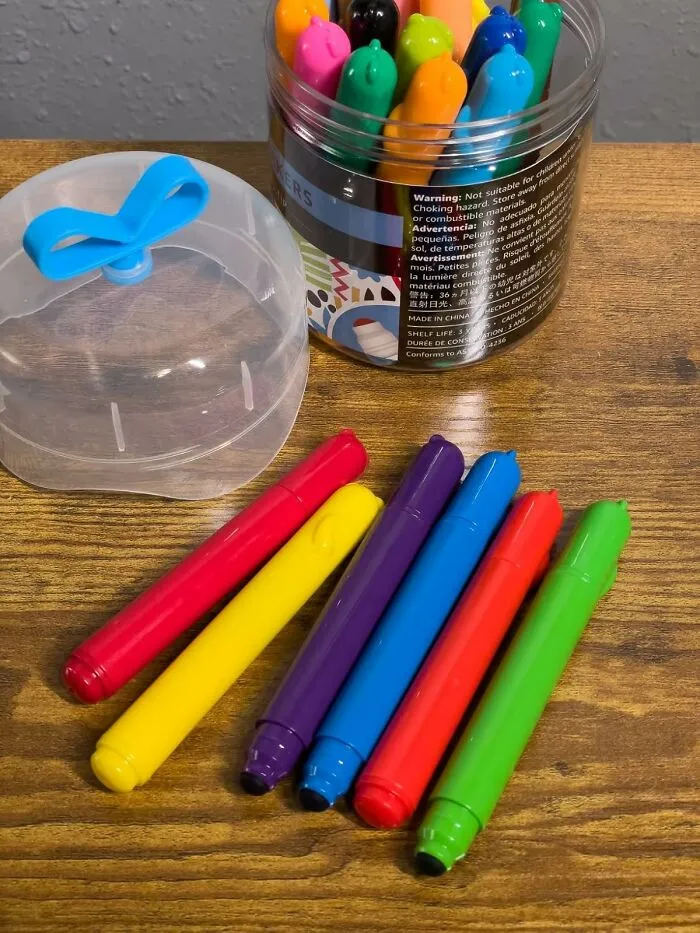 Giving Your Kid A <a Style="Display:inline;" Href="Https://Www.amazon.com/Amazon-Basics-Washable-Assorted-School/Dp/B0b4mv94kj?ie=utf8&th=1&linkcode=ll1&tag=bpsheep-20&linkid=2165652bfe78a052989e3ce6b5099589&language=en_us&ref_=as_li_ss_tl" Target="_blank"> <span Style="Font: Inherit; Color: #d74b1f;"> 24-Pack Of Washable Markers </Span> Is Basically Telling Your White Walls "Don't Worry, This Is Just A Phase"