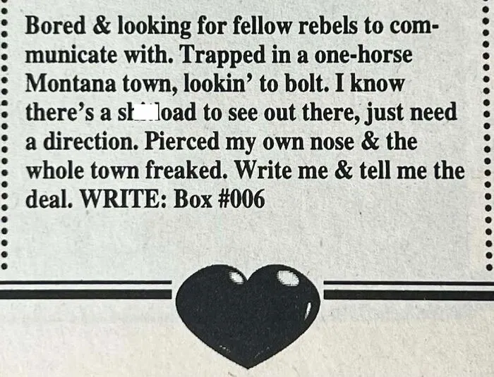 This IG Page Shares The Most Hilarious "Looking For Love" Ads, And Here Are The 50 Best