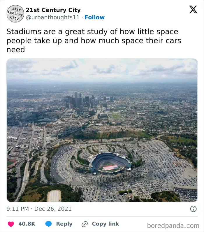 How Much Land Do We Waste Just To Park Cars For A Few Hours?