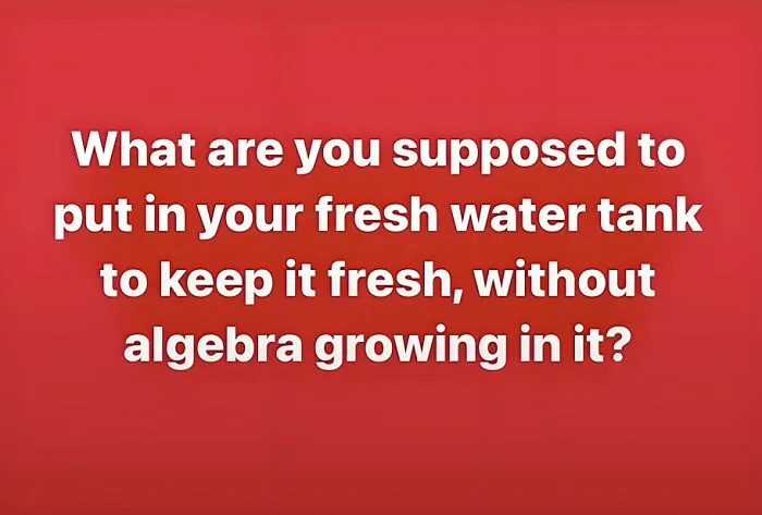 Don’t Let Algebra Grow Anywhere…