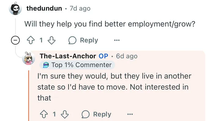 Screenshot of an online conversation discussing life changes after a poor woman dates a rich guy.