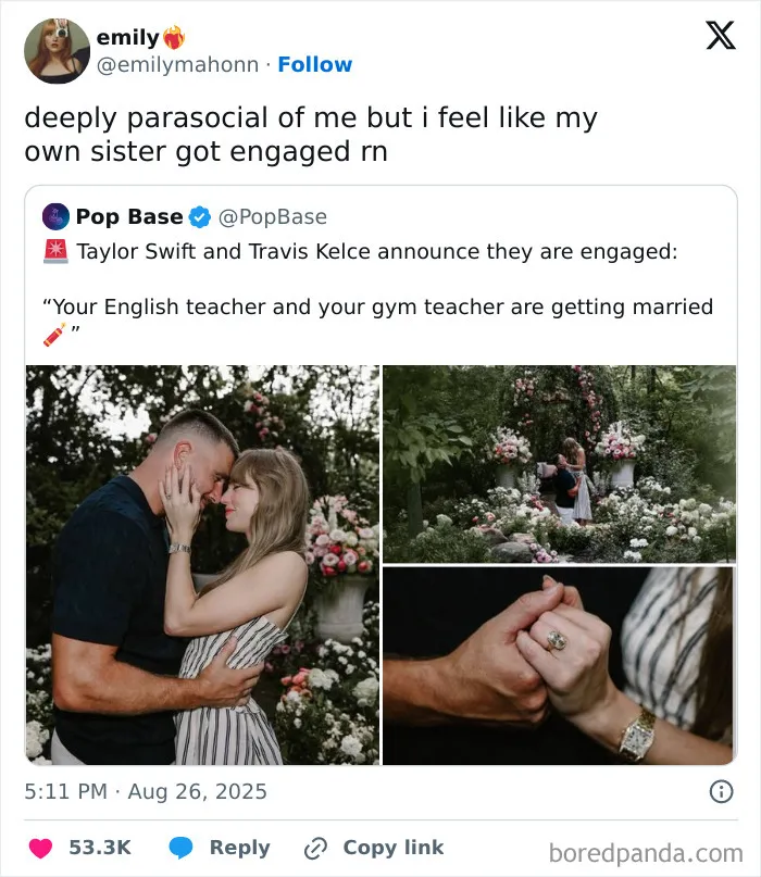 "We Lost Our Strongest Soldier": 40 Hilarious Memes And Reactions To Taylor Swift's Engagement