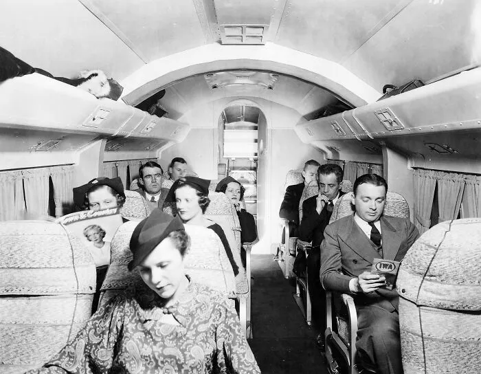 Interior View Of A Pan Am Sikorsky S-43A, 1936