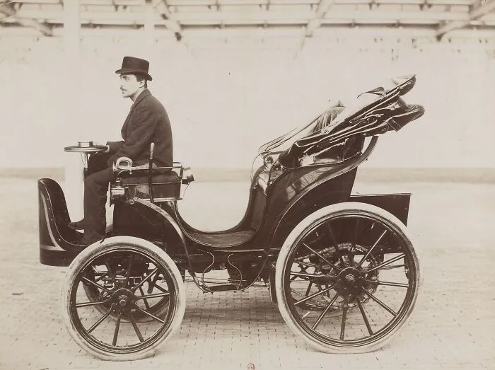 Jeantaud 2-Seater Droijsky, Electric Motor, Paris, France,1898