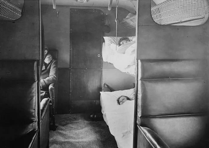 Interior Of Junkers 'Plane, Between 1915 And 1920