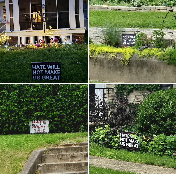 Didn’t Expect Much Putting Out A Sign. My Neighborhood Is Slowly Putting Out The Same Message In Solidarity