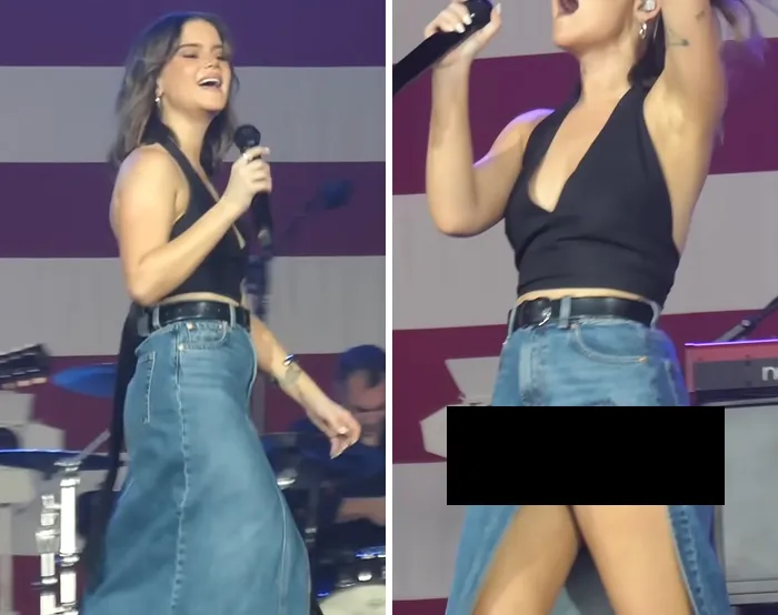 Maren Morris’ Wardrobe Malfunction Center-Stage