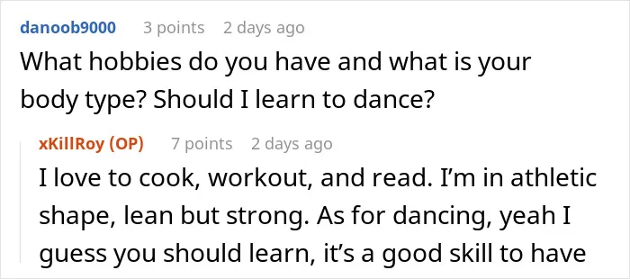 Screenshot of an online Q&A where a paid companion discusses experiences with wealthy married women.