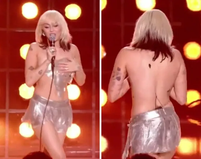 Miley Cyrus’ Wardrobe Malfunction On New Year’s Eve