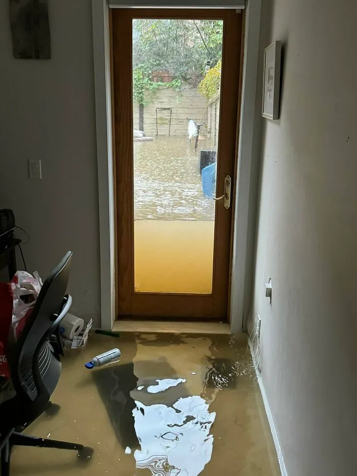 Flooding Outside A NYC Apartment