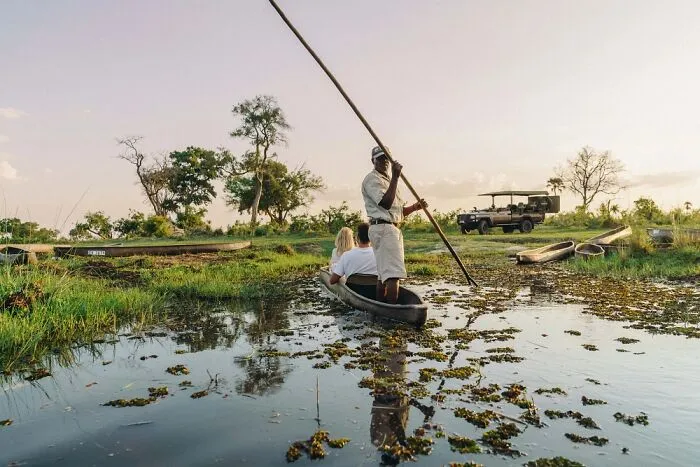 Stillness On The Mokoro — Droplets Falling, Birds Calling