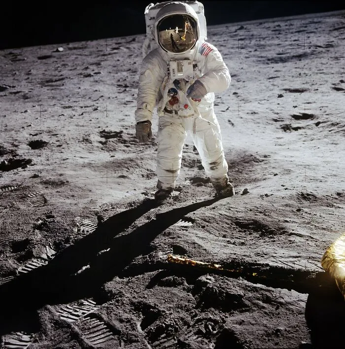 Buzz Aldrin On The Moon, Sea Of Tranquility, The Moon, 20 July 1969