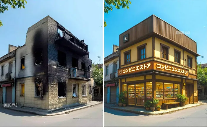 35 Stunning Before-And-After Photos Of Abandoned Places Transformed By Kou Yang