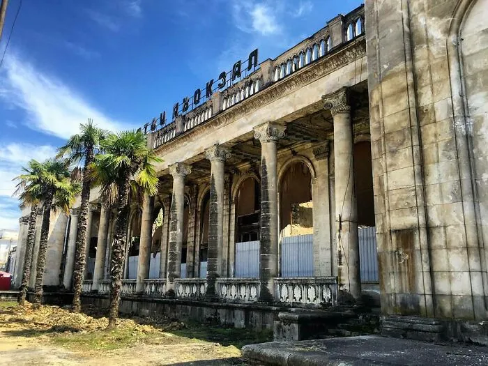 A Creepy Abandoned Train Station