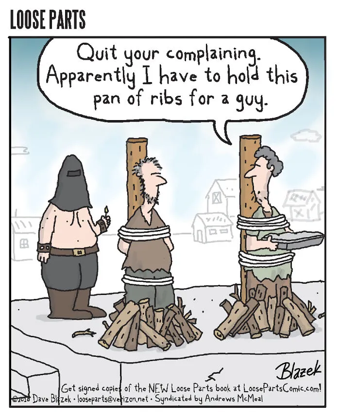 “Loose Parts": 20 Hilariously Absurd Comics By Veteran Cartoonist Dave Blazek (New Pics)