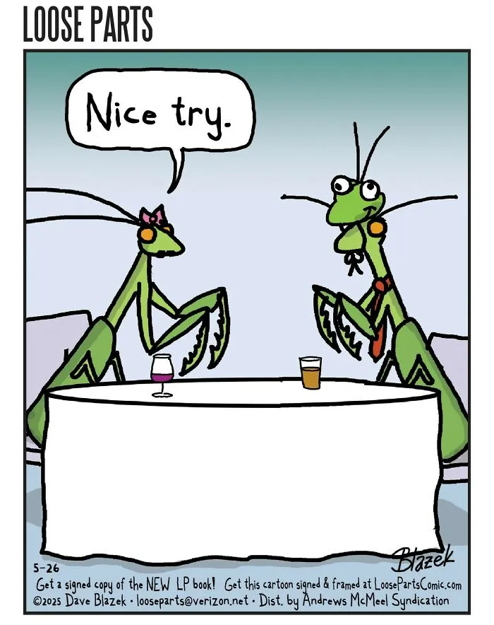 “Loose Parts": 20 Hilariously Absurd Comics By Veteran Cartoonist Dave Blazek (New Pics)
