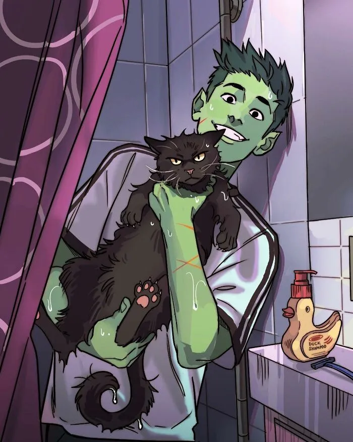 They Adopted A Cat