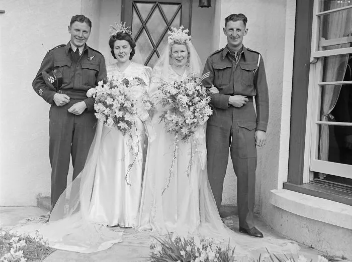 King-Mason And King-Miller Wedding Portrait, 1944