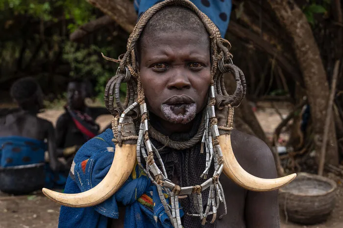 Member Of The Mursi Tribe, Omo Valley, Ethiopia