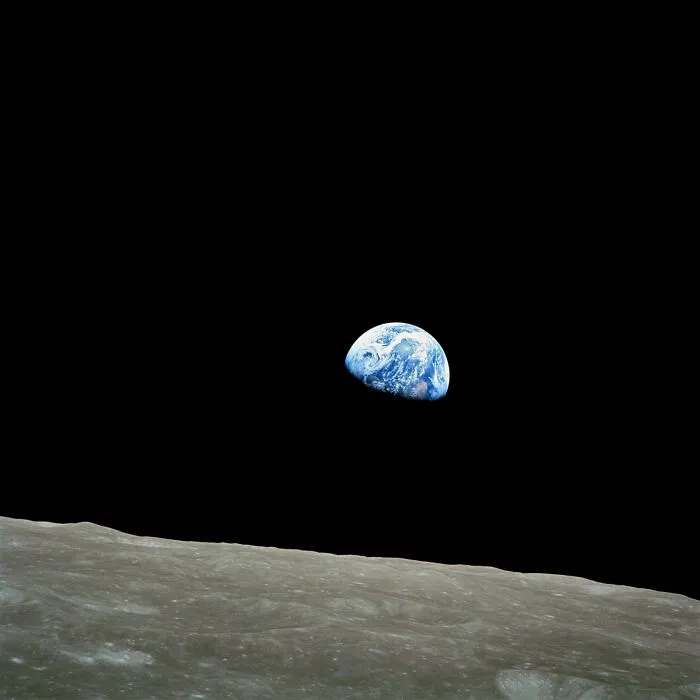 Earthrise, The Moon, 24 December 1968