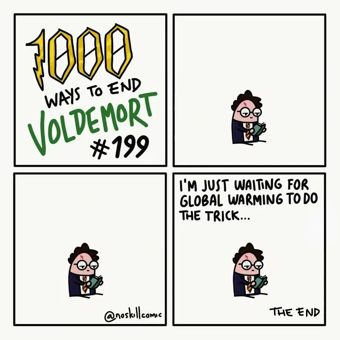 50 Harry Potter Comics By No Skill Comic That Outline 1,000 Ways To Defeat Voldemort