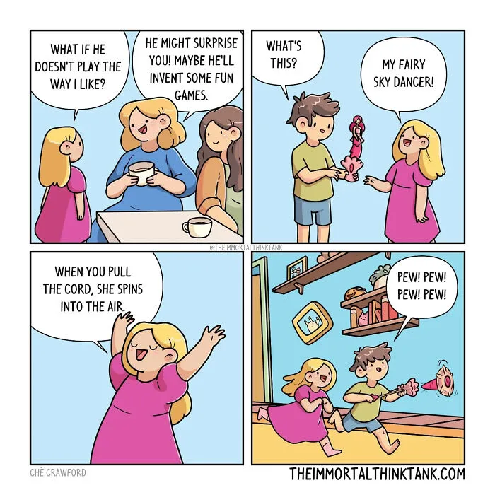 Parenting And Fantasy Gaming Collide In 23 New Comics By This Artist