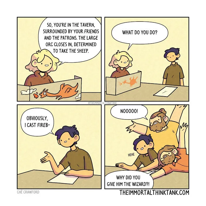Parenting And Fantasy Gaming Collide In 23 New Comics By This Artist