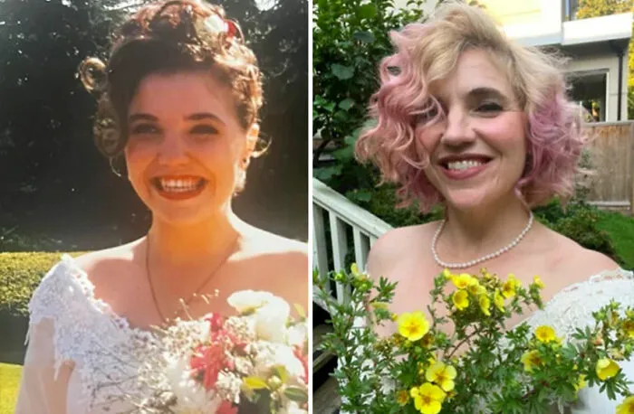 Tried On My Own Wedding Dress, 30 Years Later (It Fits!)