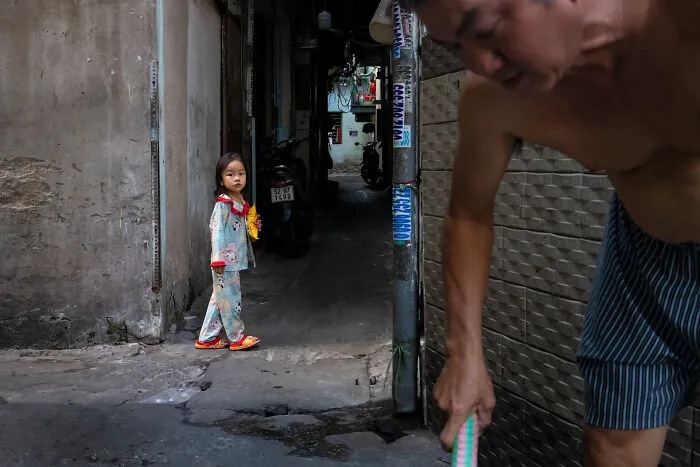 Photographed In The Alleys Of Ho Chi Minh City, Vietnam