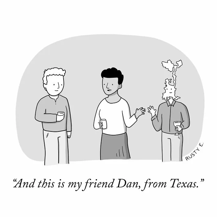 19 Brilliant One-Panel Comics By Rusty That Show The Humor In Everyday Struggles