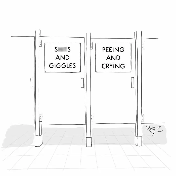 19 Brilliant One-Panel Comics By Rusty That Show The Humor In Everyday Struggles