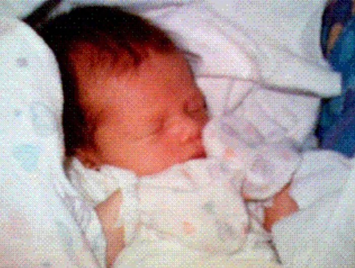 First Cell-Phone Picture - Taken By The Inventor Of The First Camera Phone, After His Daughter Sophie's Birth With The First Camera Phone Solution, Protomms, Santa Cruz, California, United States,  June 11th, 1997