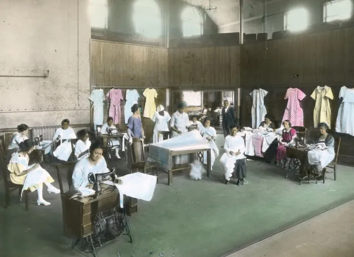 Women At Dressmaking Class, St. Mark's Church, Chicago, 1922
