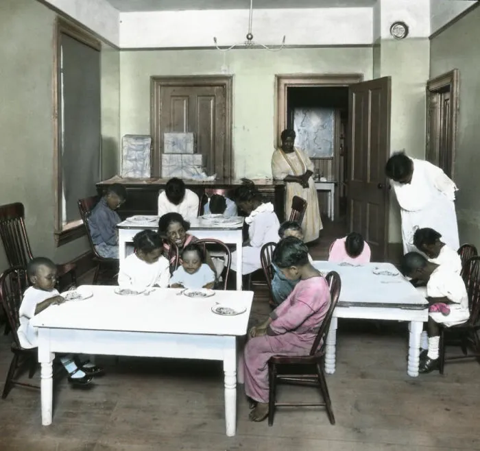 Children At Lunch, Wahneta Day Nursery, Chicago, 1922
