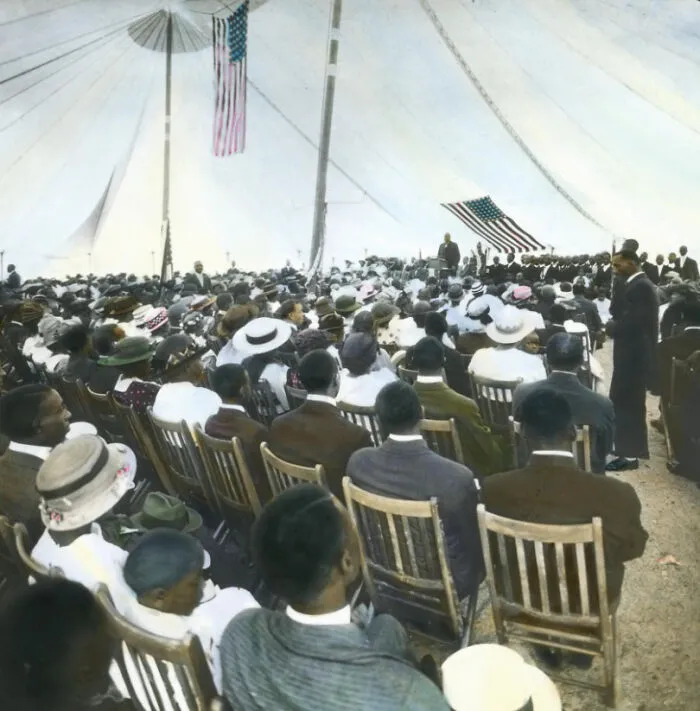 Congregants Inside Tent, East Calvary Church, Philadelphia, Pennsylvania, 1922