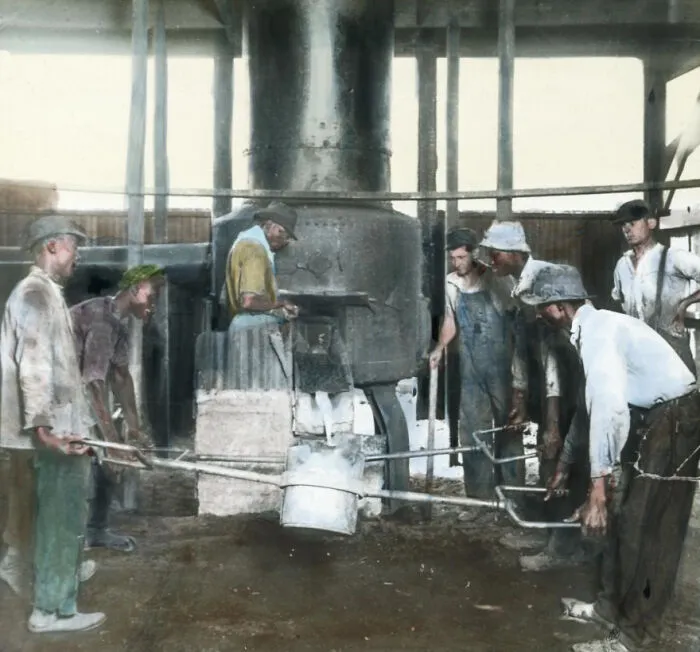 Men Working In Foundry, Birmingham, Alabama, 1922