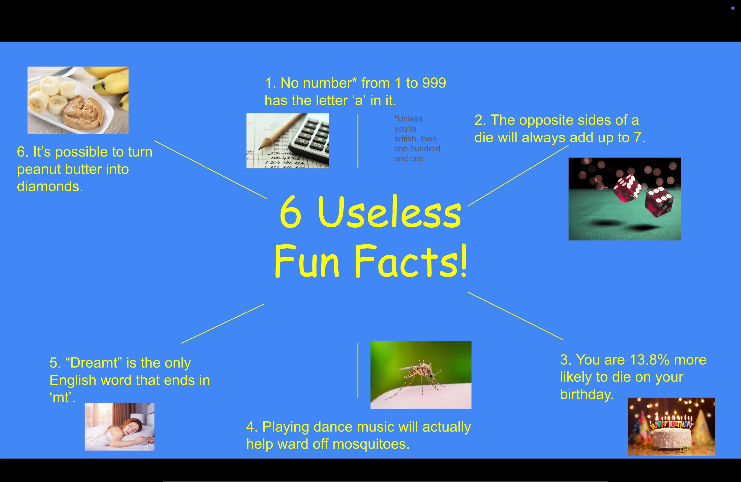 6 Useless Fun Facts!