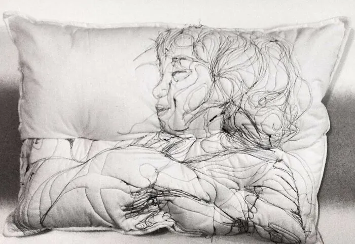 17 Beautiful Pillow Artworks By Maryam Ashkanian Inspired By The Quiet Moments Of Sleep