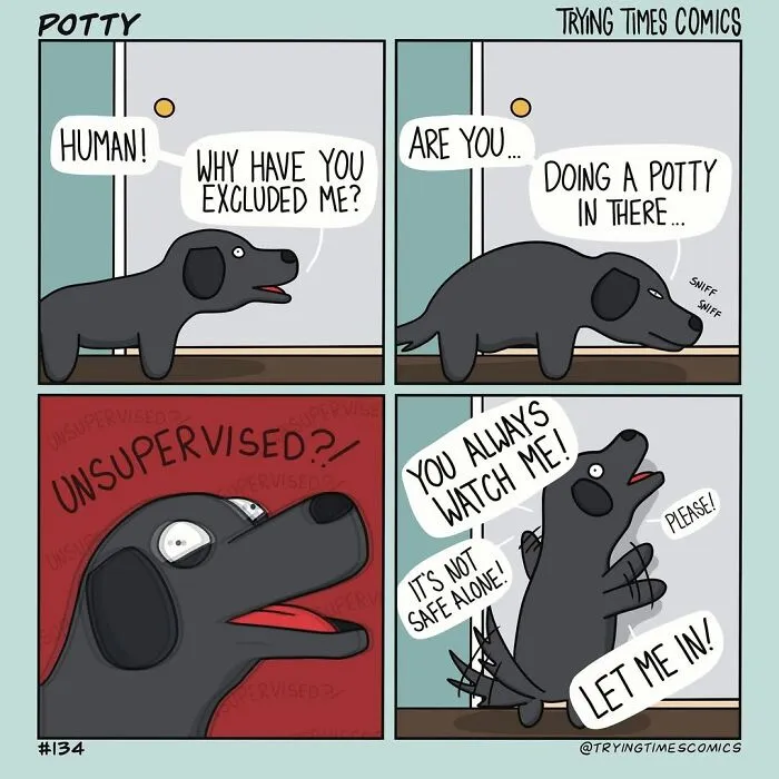 15 Pet Comics By Trying Times Comics That Show The Joy (And Chaos) Of Life With Animals