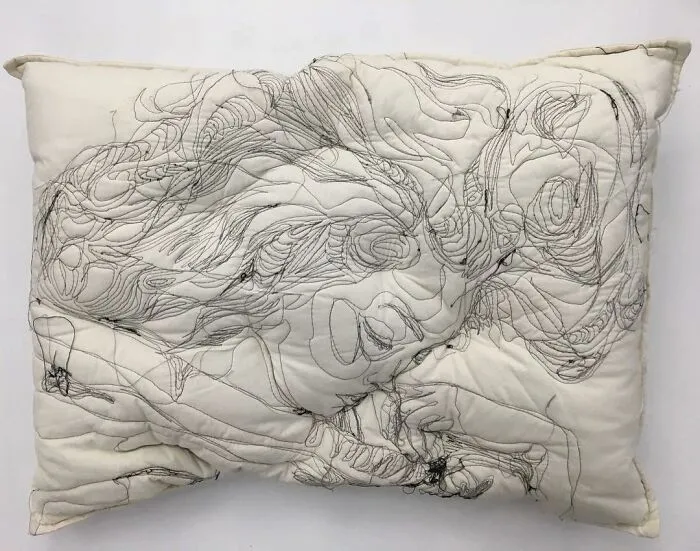 17 Beautiful Pillow Artworks By Maryam Ashkanian Inspired By The Quiet Moments Of Sleep