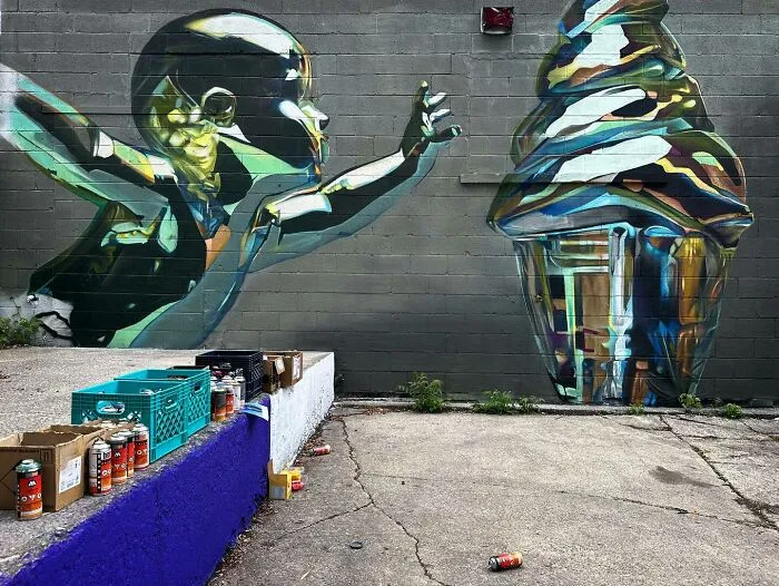 40 Powerful Murals By Alexander “Vizsla” Bacon That Merge Graffiti Culture With Fine Art