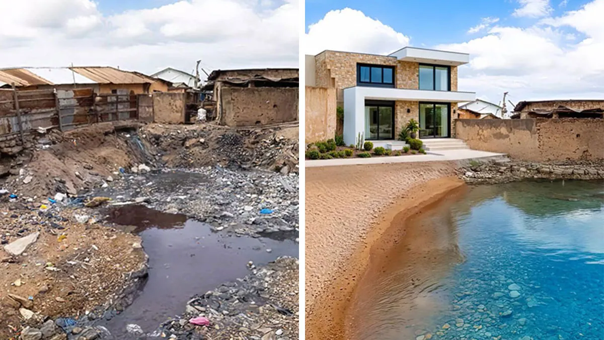 35 Stunning Before-And-After Photos Of Abandoned Places Transformed By Kou Yang