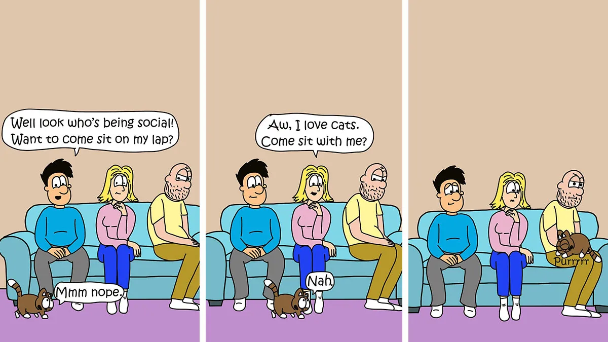 20 Funny New Comics By Nick Filippou That Nail Life With A Cat
