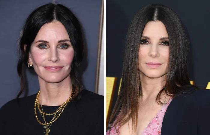 Courteney Cox y Sandra Bullock (1964)